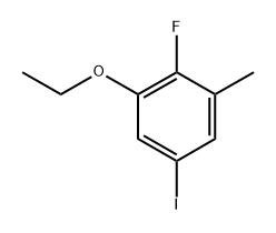 1-Ethoxy-2-fluoro-5-iodo-3-methylbenzene,2090745-81-4,结构式