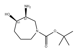 tert-butyl cis-3-amino-4-hydroxy-azepane-1-carboxylate|