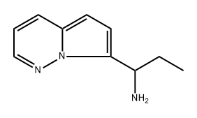 1-{pyrrolo[1,2-b]pyridazin-7-yl}propan-1-amine Struktur