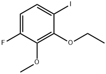 2-Ethoxy-4-fluoro-1-iodo-3-methoxybenzene 结构式