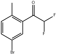 1-(5-Bromo-2-methylphenyl)-2,2-difluoroethanone Structure