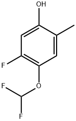 4-(difluoromethoxy)-5-fluoro-2-methylphenol Structure
