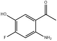 1-(2-Amino-4-fluoro-5-hydroxyphenyl)ethan-1-one Struktur