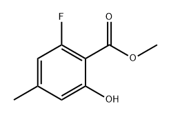 Methyl 2-fluoro-6-hydroxy-4-methylbenzoate Structure