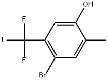 4-Bromo-2-methyl-5-(trifluoromethyl)phenol Structure