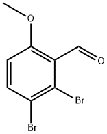 2,3-dibromo-6-methoxybenzaldehyde Structure