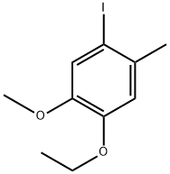 1-ethoxy-4-iodo-2-methoxy-5-methylbenzene Structure