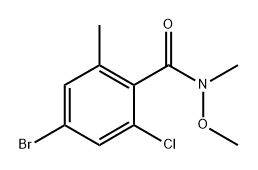 4-bromo-2-chloro-N-methoxy-N,6-dimethylbenzamide|