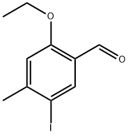 2-ethoxy-5-iodo-4-methylbenzaldehyde Structure