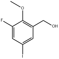 (3-Fluoro-5-iodo-2-methoxyphenyl)methanol,2092209-70-4,结构式