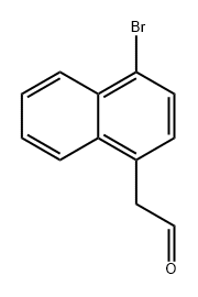 2-(4-bromonaphthalen-1-yl)acetaldehyde,2092409-09-9,结构式