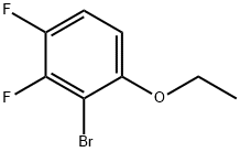 2-Bromo-1-ethoxy-3,4-difluorobenzene Struktur