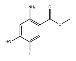 Methyl 2-amino-5-fluoro-4-hydroxybenzoate Structure