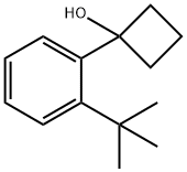1-(2-(tert-butyl)phenyl)cyclobutanol Structure