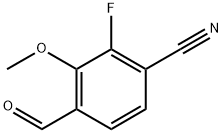 2-fluoro-4-formyl-3-methoxybenzonitrile Structure