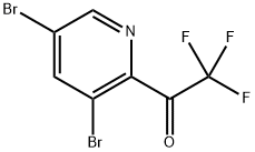 1-(3,5-Dibromopyridin-2-yl)-2,2,2-trifluoroethanone Structure