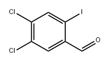 4,5-Dichloro-2-iodobenzaldehyde 化学構造式