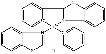 Tetrakis(2-phenylbenzothiazole-C2,N')(μ-dichloro)diiridium(III),2092998-64-4,结构式