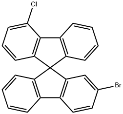 2-Bromo-4'-chloro-9,9'-spirobi[9H-fluorene] Structure