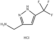 [5-(trifluoromethyl)-1H-pyrazol-3-yl]methanamine dihydrochloride Structure