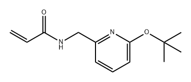 N-{[6-(tert-butoxy)pyridin-2-yl]methyl}prop-2-ena
mide Structure