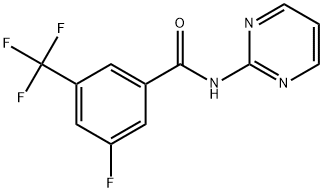 3-Fluoro-N-2-pyrimidinyl-5-(trifluoromethyl)benzamide,2094890-01-2,结构式