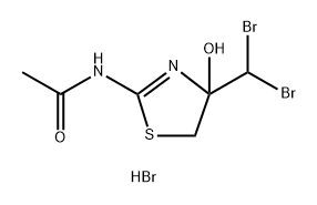 Acetamide, N-[4-(dibromomethyl)-4,5-dihydro-4-hydroxy-2-thiazolyl]-, hydrobromide (1:1),20949-74-0,结构式