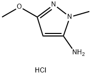 3-甲氧基-1-甲基-1H-吡唑-5-胺盐酸盐,2094925-22-9,结构式