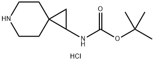 tert-butyl 6-azaspiro[2.5]oct-1-ylcarbamate hydrochloride Structure