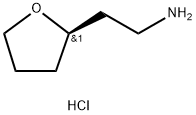 2-[(2R)-oxolan-2-yl]ethan-1-amine hydrochloride Struktur