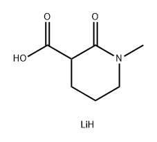 lithium(1+) ion 1-methyl-2-oxopiperidine-3-carboxylate Structure
