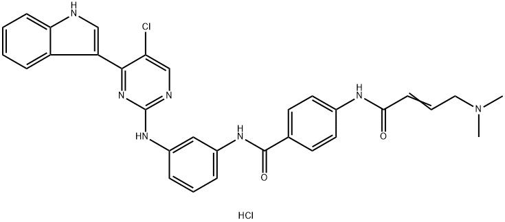 THZ1 Dihydrochloride 化学構造式