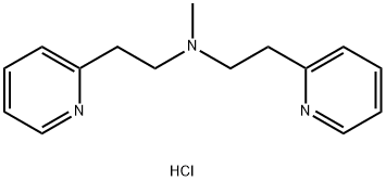 2-Pyridineethanamine, N-methyl-N-[2-(2-pyridinyl)ethyl]-, hydrochloride (1:3) 化学構造式