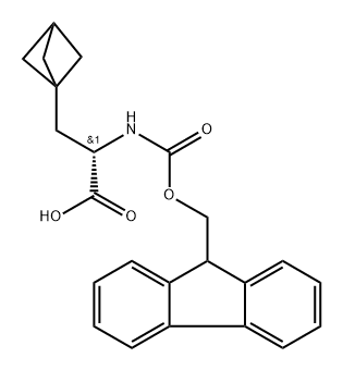 FMOC-L-ALA(BCP)-OH, 2095488-98-3, 结构式