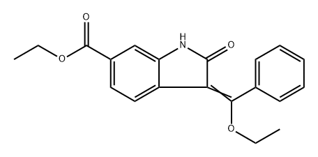 Ethyl (Z)-3-(ethoxy(phenyl)methylene)-2-oxoindoline-6-carboxylate|