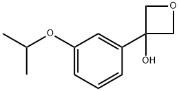 3-(3-isopropoxyphenyl)oxetan-3-ol Structure