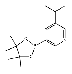 3-Isopropyl-5-(4,4,5,5-tetramethyl-1,3,2-dioxaborolan-2-yl)pyridine|3-异丙基-5-(4,4,5,5-四甲基-1,3,2-二氧硼杂环戊烷-2-基)吡啶