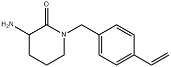 3-Amino-1-[(4-ethenylphenyl)methyl]-2-piperidinone Structure