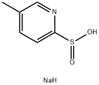 5-甲基-吡啶-2-亚磺酸钠, 2097773-47-0, 结构式