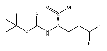 2-(tert-butoxycarbonylamino)-5,5-difluoro-pentanoic acid,2097954-55-5,结构式