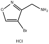 1-(4-bromo-1,2-oxazol-3-yl)methanamine hydrochloride Structure