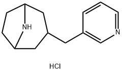 3-[(pyridin-3-yl)methyl]-8-azabicyclo[3.2.1]octane dihydrochloride Structure