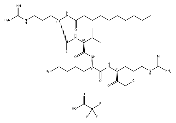 2,2,2-trifluoroacetic acid 结构式