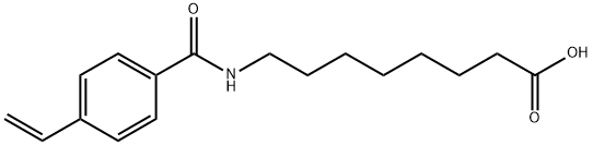 8-[(4-Ethenylbenzoyl)amino]octanoic acid Structure