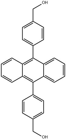 (蒽-9,10-二酰基双(4,1-亚苯基))二甲醇,2099669-86-8,结构式