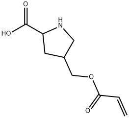 4-(1-Oxo-2-propen-1-yl)oxymethylproline Structure