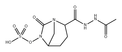 7-Oxo-6-(sulfooxy)-1,6-diazabicyclo[3.2.1] octane-2-carboxylic acid 2-(2-acetylhydrazide)|