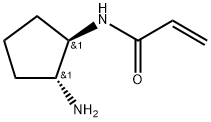 N-((1R,2R)-2-Aminocyclopentyl)acrylamide Struktur