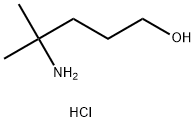 4-Amino-4-methylpentan-1-ol hydrochloride Structure