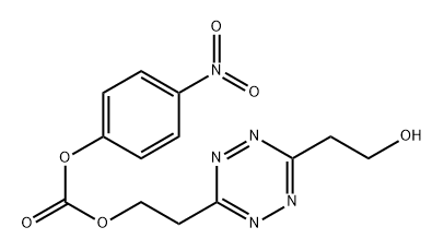 2-(6-(2-hydroxyethyl)-1,2,4,5-tetrazin-3-yl)ethyl (4-nitrophenyl) carbonate|